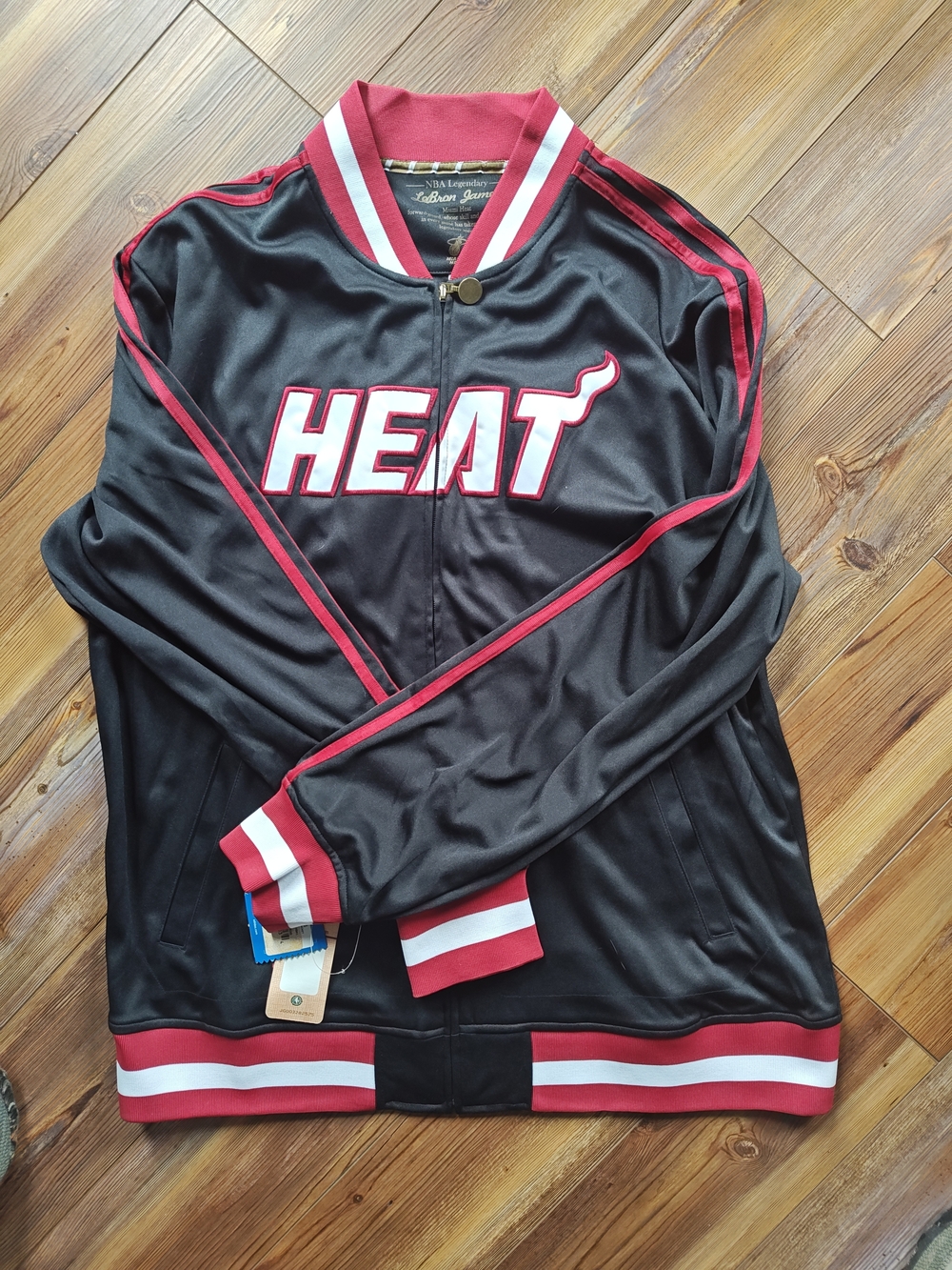 adidas Black and Red Performance Jacket